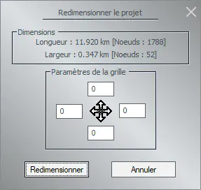 Image interface redimensionner un projet dans EEP